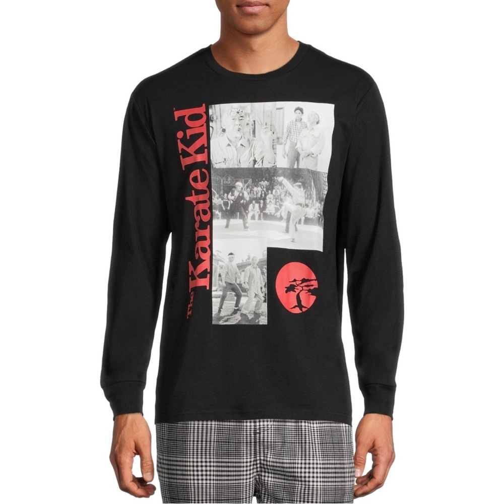 The Karate Kid Men's & Big Men's Long Sleeve Graphic Tee